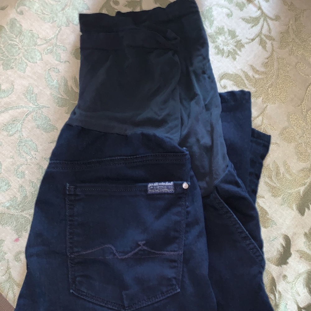 Seven for all mankind size 29 maternity jeans
